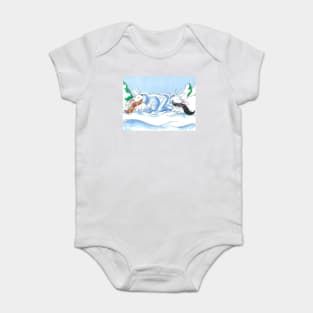 January Rabbits Baby Bodysuit